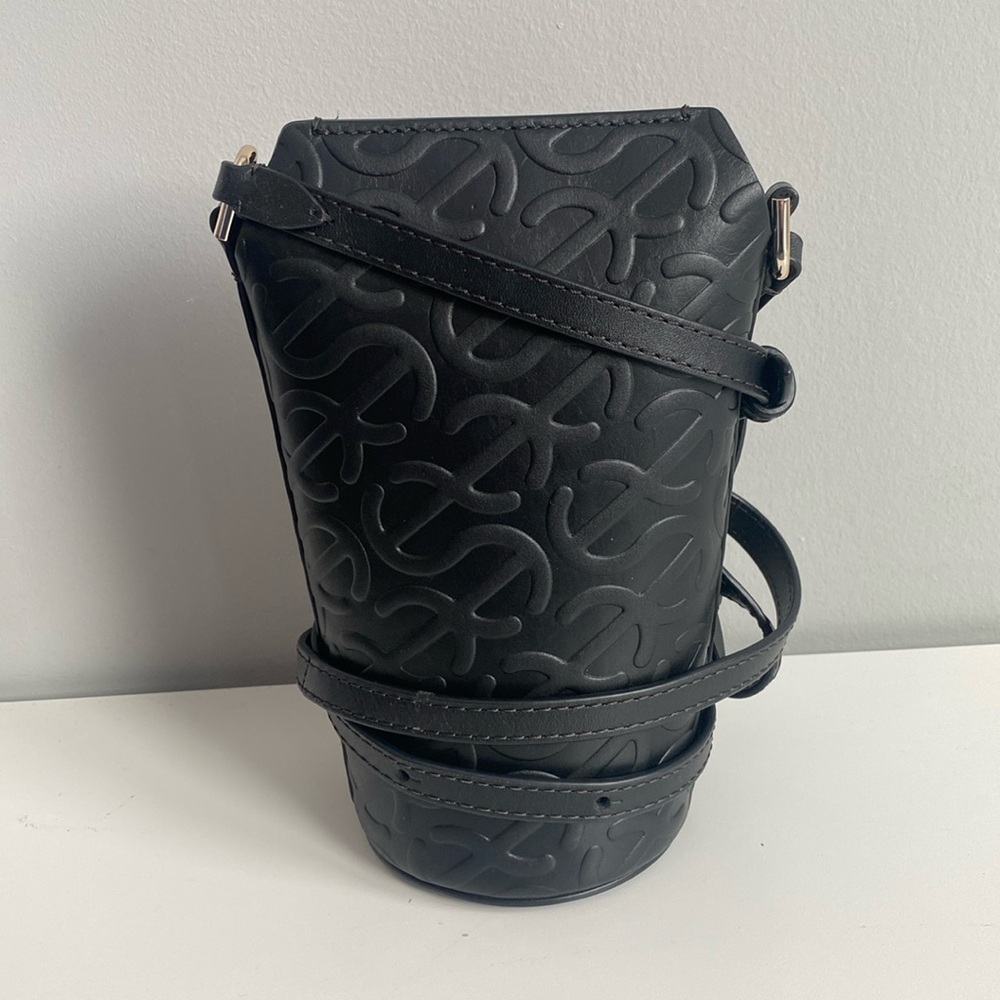 NWT ECCO Pot Bag Wave Black Purse